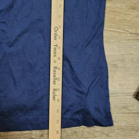 Vintage King Louie Polo T-Shirt Blue Solid Collared Short Sleeve 90s Cotton Mens - Picture 6 of 7